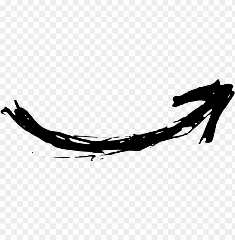 Hand Drawn Arrow Isolated Item With HighResolution Transparent PNG