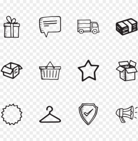 hand drawn arrows 100 free icons - hand drawn package icon High-resolution PNG images with transparent background
