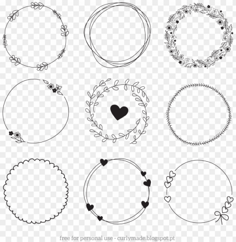 hand drawn laurel - hand drawn wreath clipart sv PNG graphics with clear alpha channel collection