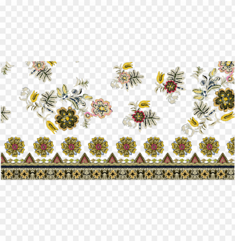 hand embroideryembroidery designborder designhand - motif Transparent PNG Isolated Element