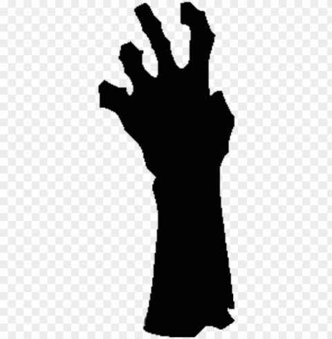 hand left the - zombie hands silhouette PNG clear images
