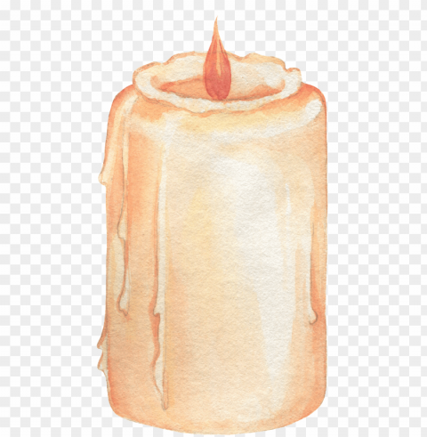 hand painted a burning candle transparent - candle PNG with clear background extensive compilation