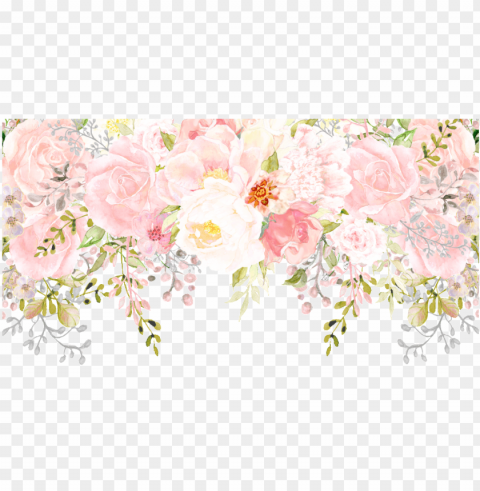 hand painted beautiful korean flower Transparent Background PNG Isolated Illustration
