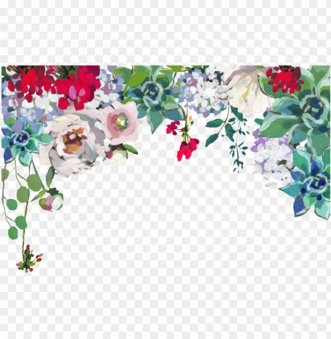 hand painted florist decoration flower wall - september 2018 wallpaper calendar Clear background PNG images diverse assortment