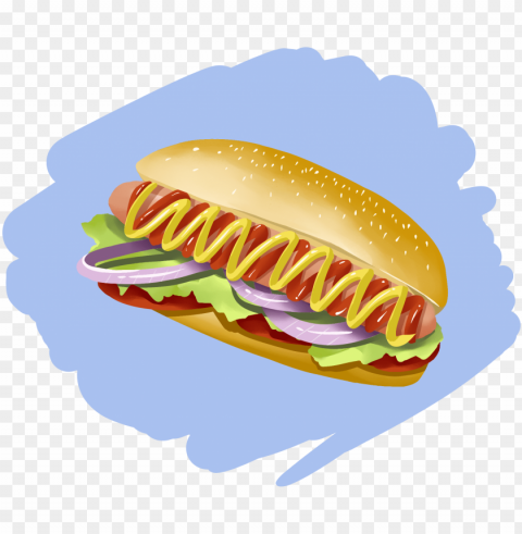 hand painted original anime vector food fast food foreign - fast food Transparent PNG images for design