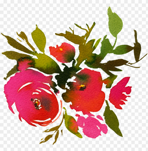 hand painted rose red smudged flower transparent - portable network graphics PNG images with high-quality resolution