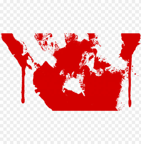 Hand Print With Blood PNG Transparent Images For Websites