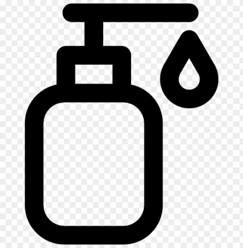 hand sanitizer icon PNG with Isolated Object