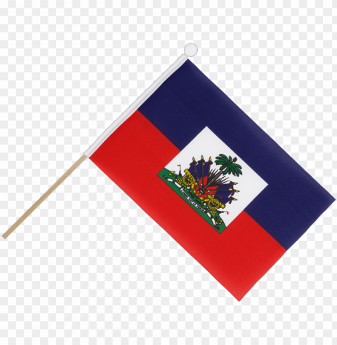 hand waving flag 6x9 - haitian flag PNG images with clear cutout