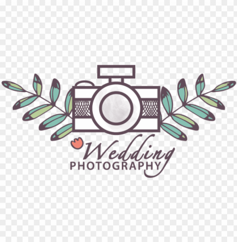 handcrafts wedding photography camera logo ornament - camera Clean Background Isolated PNG Art