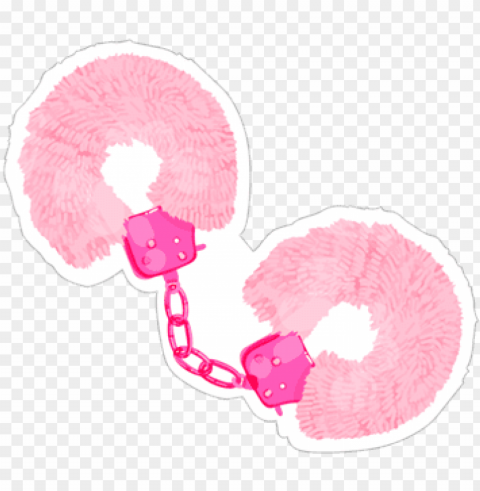 handcuffs sticker - illustratio Isolated Character on Transparent PNG