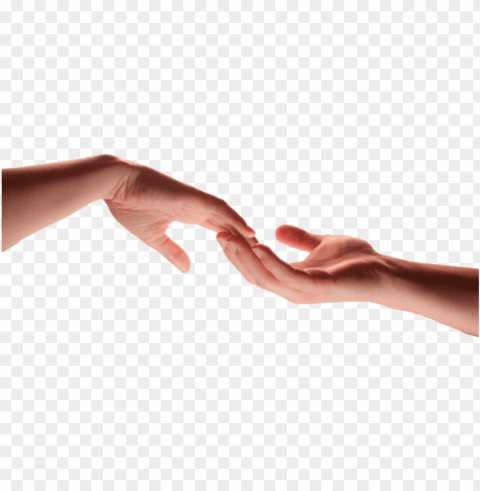 hands touching Isolated Character on HighResolution PNG