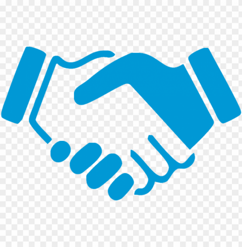 handshake icn blu - overcoming top sales objections - audiobook Transparent PNG Isolated Illustrative Element