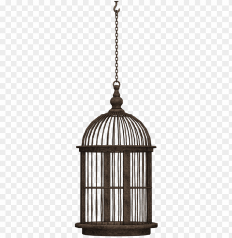 hanging bird cage black Transparent PNG images for design