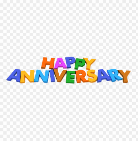 happy anniversary magnet letters Isolated Graphic Element in HighResolution PNG