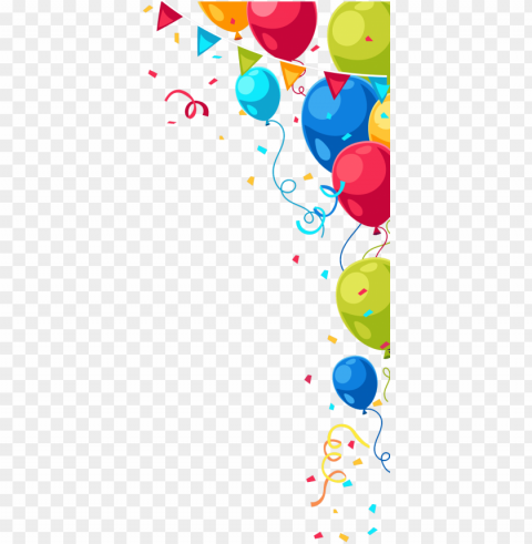 happy balloons peoplepng com banner freeuse - aniversariantes do mês de agosto HighQuality Transparent PNG Object Isolation