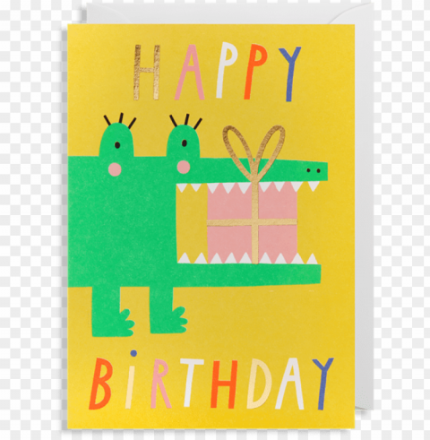 Happy Birthday Aligator - Illustratio Transparent Pics