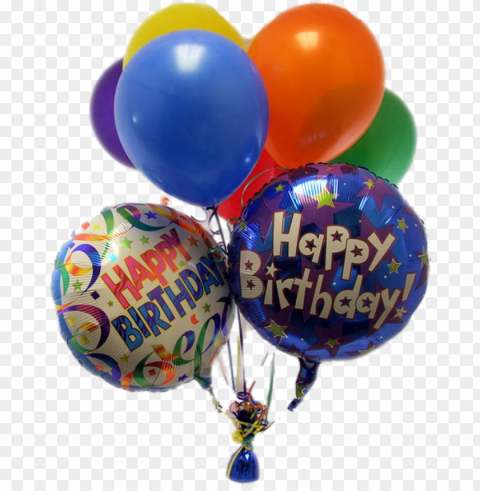 happy birthday balloons pic - happy birthday balloon PNG images with alpha transparency bulk