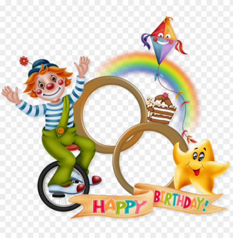 happy birthday frame PNG design PNG transparent with Clear Background ID 0ef601e9