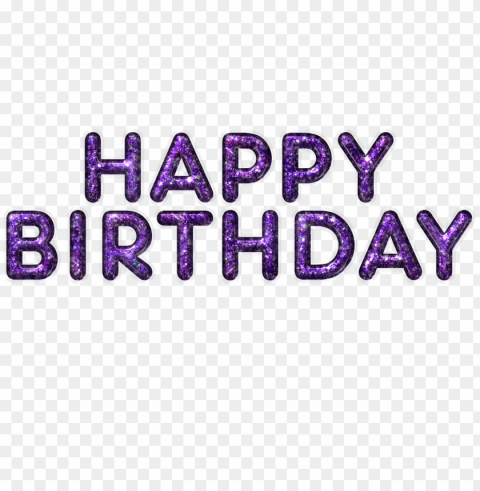 happy birthday mauve letters Clean Background Isolated PNG Character PNG transparent with Clear Background ID 693800a0