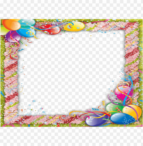 happy birthday photo frames for android - birthday frame Isolated Character in Clear Background PNG
