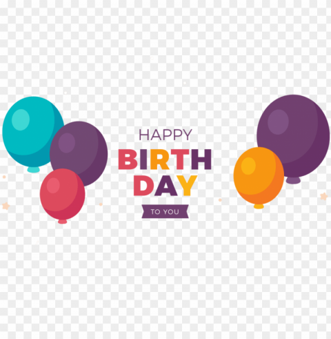 happy birthday file - happy birthday font Isolated Character in Transparent PNG