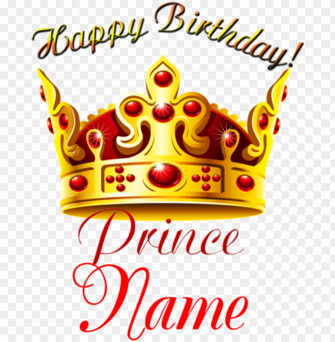 happy birthday prince mugs - crown image for logo PNG images with transparent elements pack