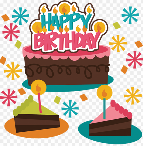 happy birthday svg birthday cake svg file birthday - happy birthday girl PNG with no background free download