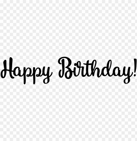 happy birthday word art - vanilla daisy script font free download HighQuality Transparent PNG Isolated Graphic Design