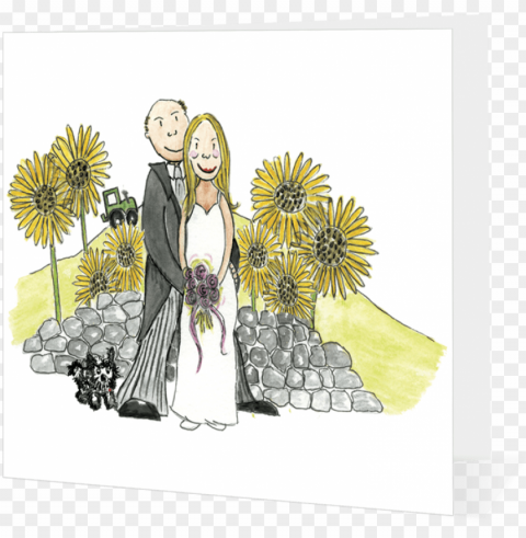 happy couple 5404b43cead29 - illustratio Isolated Item with Clear Background PNG