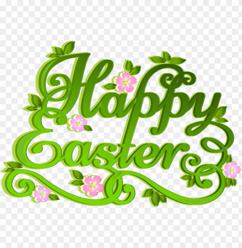 happy easter clip art PNG files with no background free