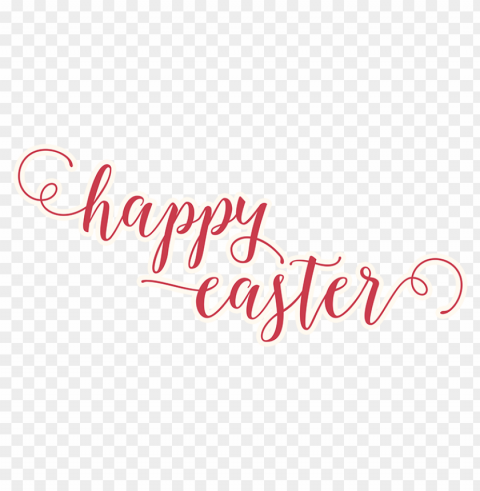 happy easter text HighQuality Transparent PNG Isolation