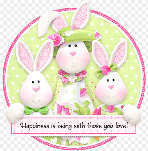 happy easterspring - feliz pascoa happy easter PNG Graphic with Transparent Background Isolation