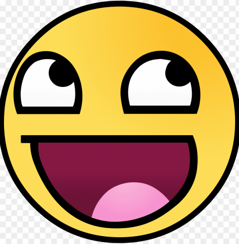 happy face meme - awesome face PNG Isolated Object with Clear Transparency