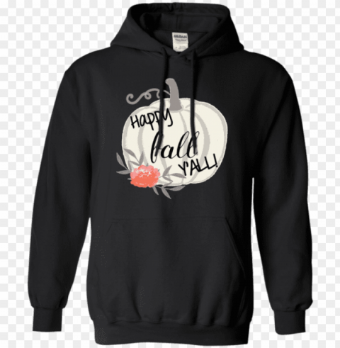 Happy Fall Yall Watercolor Pumpkin Hoodie Sweatshirt - Straight Outta Brooklyn Hoodie PNG With Transparent Overlay