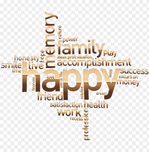 happy family word cloud no background medium - word art no background PNG Graphic with Isolated Transparency