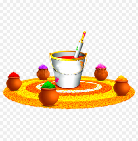 Happy Holi Transparent Background PNG Stockpile Assortment