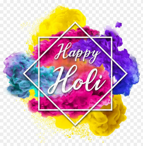 happy holi transparent - happy holi images 2019 PNG Isolated Object with Clear Transparency