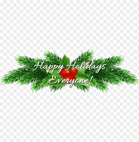 Happy Holidays - Illustratio Transparent Background PNG Isolated Icon