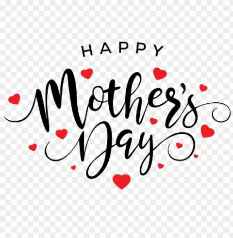 Happy Mothers Day 2018 Isolated Element With Clear PNG Background