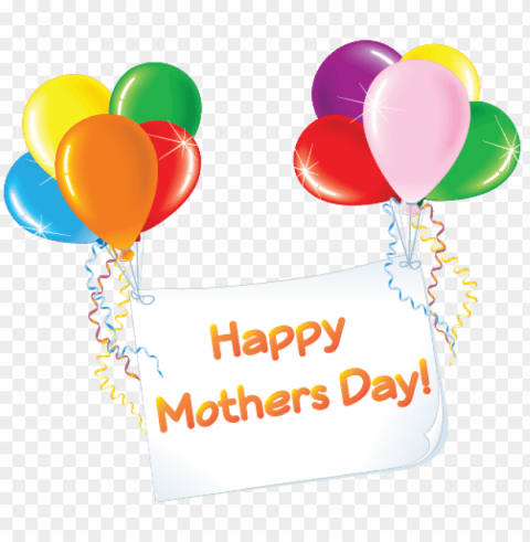 happy mothers day balloons - happy mothers day uk PNG Graphic Isolated with Clarity