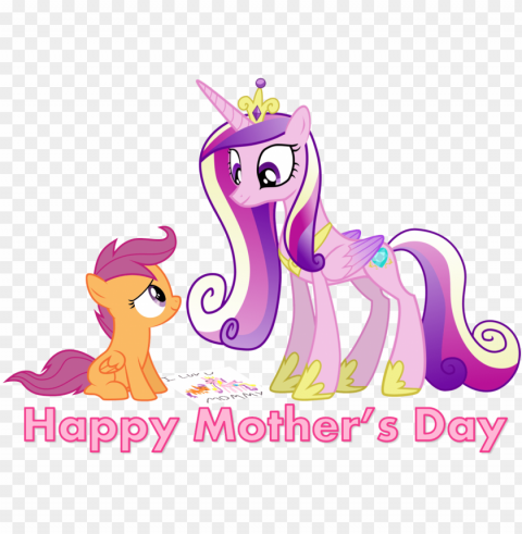 happy mother's day by bronybyexception happy mother's - princess cadance PNG Image with Isolated Icon