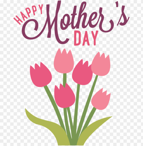 happy mothers day flowers Isolated Graphic on HighQuality PNG PNG transparent with Clear Background ID 001fc904