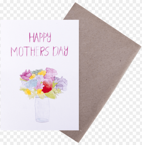 happy mothers day - greeting card PNG transparency