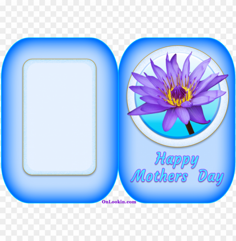 happy mothers day water lily flower - english spanish bible no6 king james 1611 - reina Isolated Subject in Clear Transparent PNG