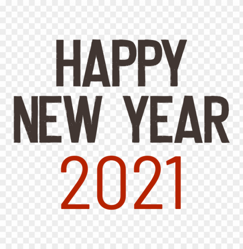 happy new year 2021 bold text Clear Background Isolated PNG Graphic PNG & clipart images ID 927ed15d