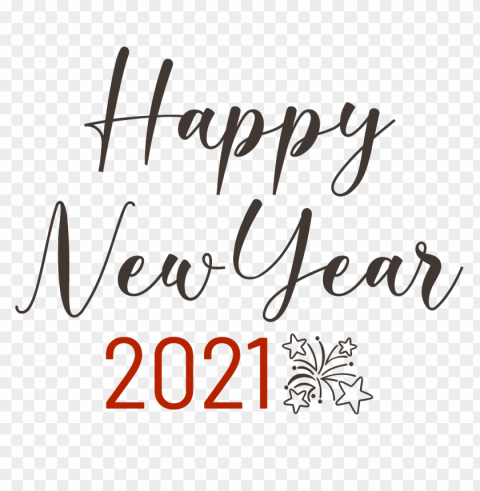 happy new year 2021 on 2 lines Clear background PNG images bulk PNG & clipart images ID 33113fc2