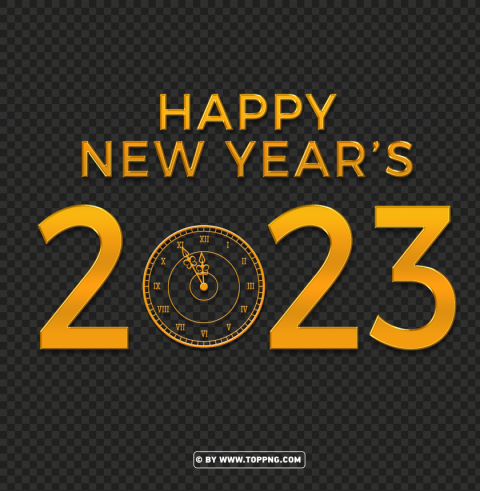 happy new years eve 2023 PNG transparent photos assortment
