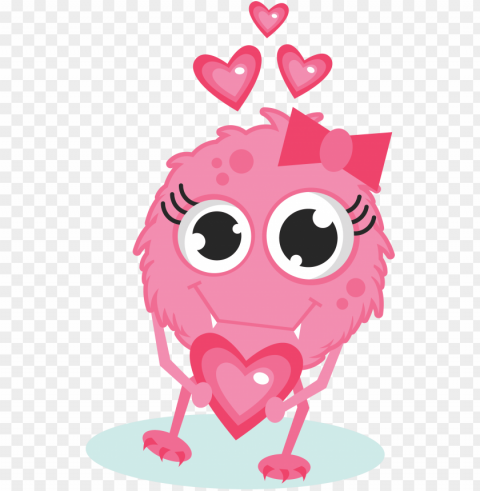 Happy Valentines Day Cat Image Royalty Free Download - Free Valentine Monster Clip Art PNG Images For Editing