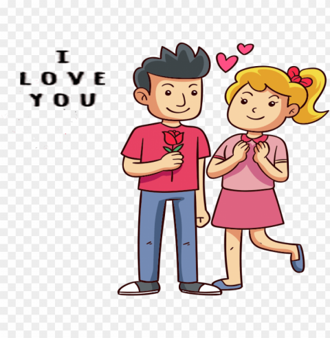happy valentines day image - cartoo HighQuality Transparent PNG Isolated Artwork